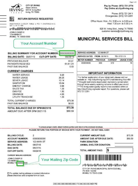 city of irving pay water bill|water bill irving tx.